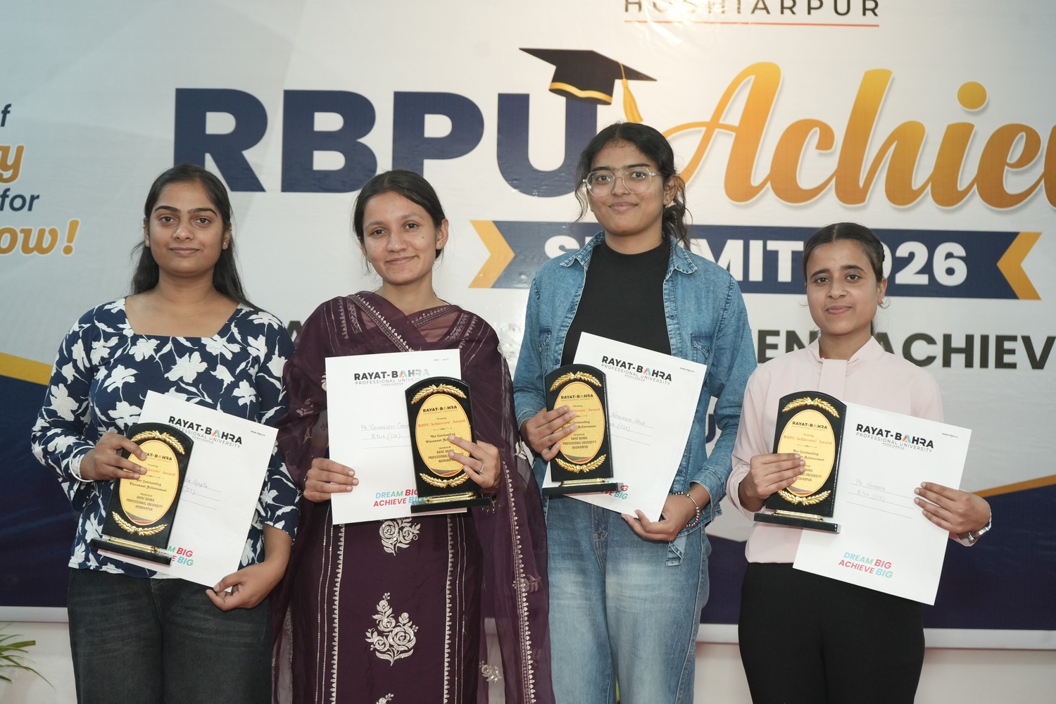 RBPU Achievers Summit 2026: Rayat Bahra Professional University Honours Academic & Placement Achievers