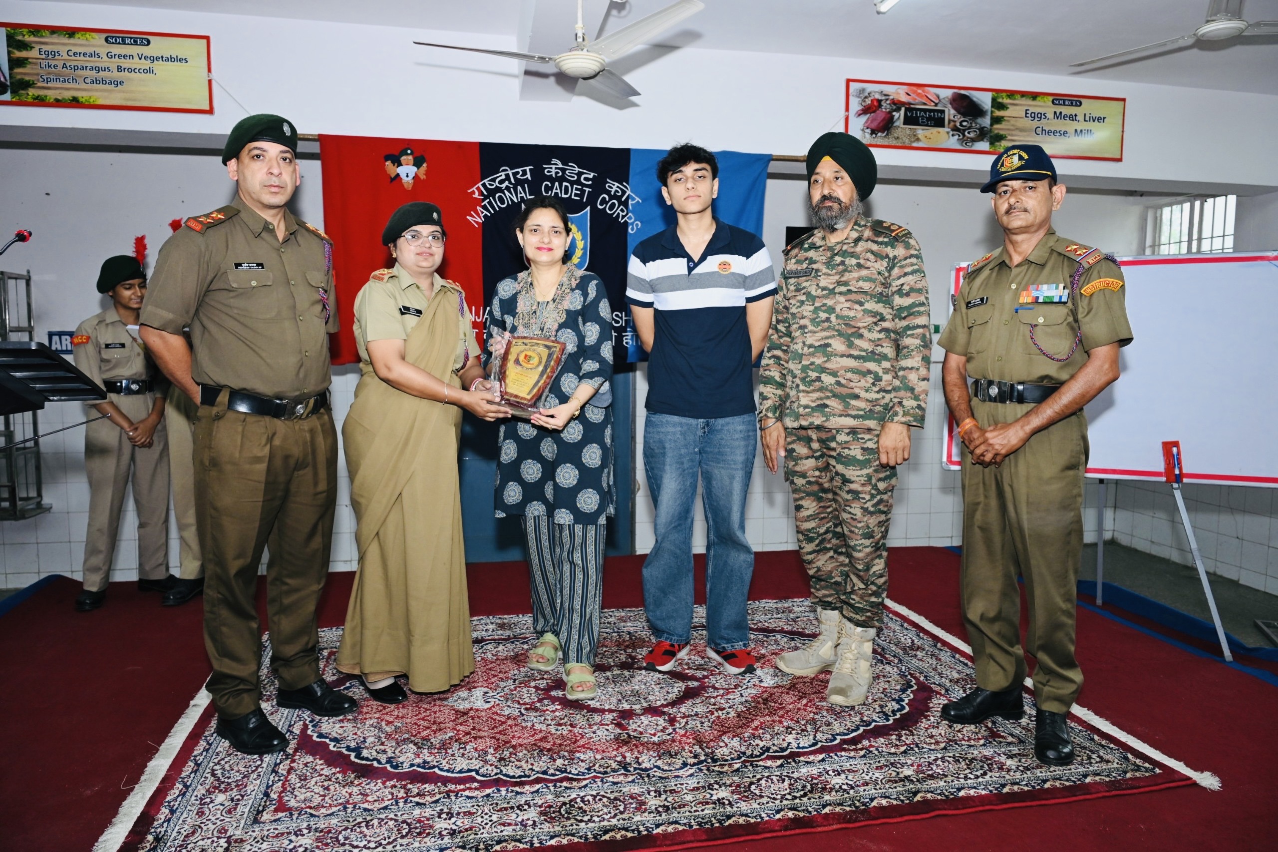 Health & Hygiene Awareness Session for NCC Cadets at CATC-45 | Rayat Bahra Professional University