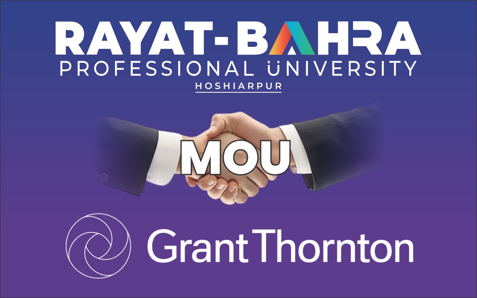 RBPU Signs MoU with Grant Thornton Bharat LLP for AI-Powered Digital Marketing Programs