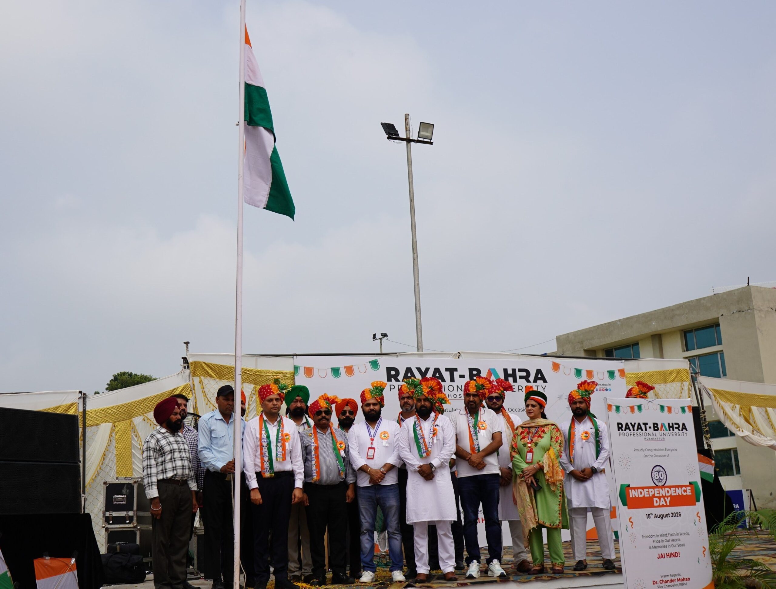 Happy 80th Independence Day 2026 | Rayat Bahra Professional University, Hoshiarpur