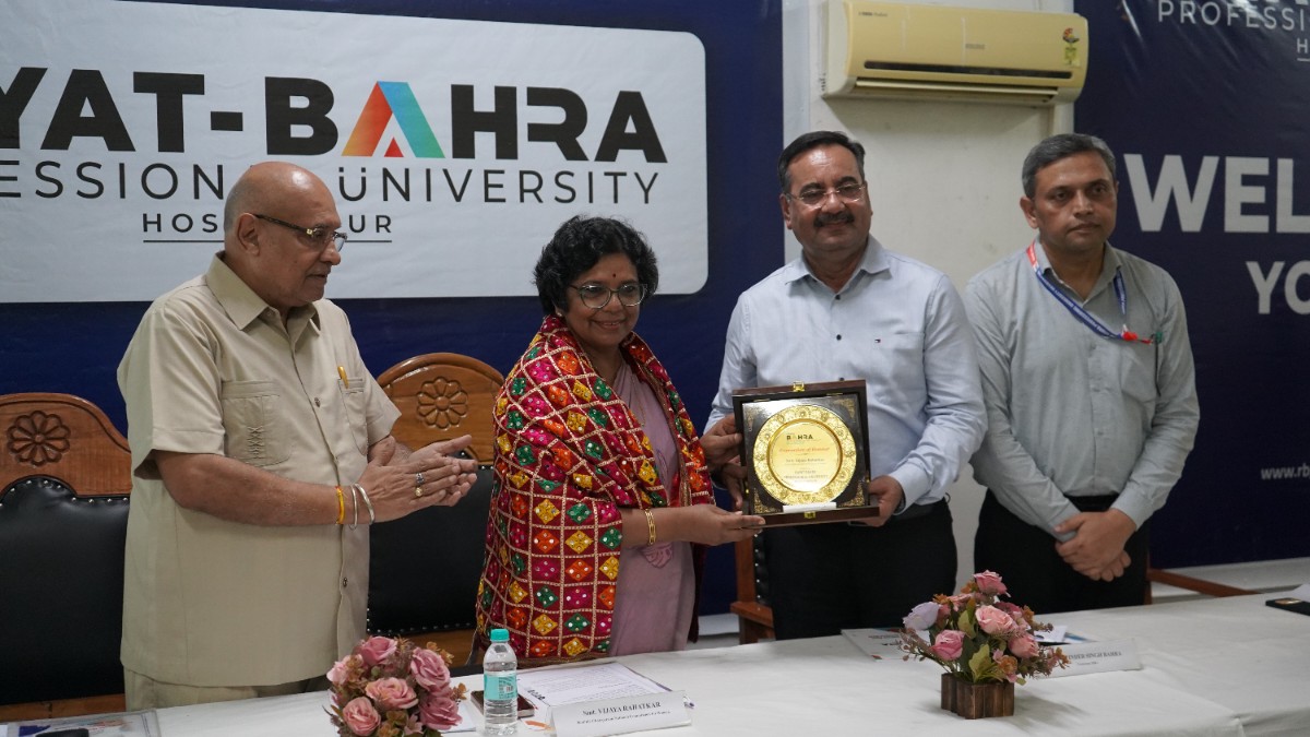 Smt. Vijaya Rahatkar, NCW Chairperson, Addresses Substance Abuse Awareness Programme at RBPU