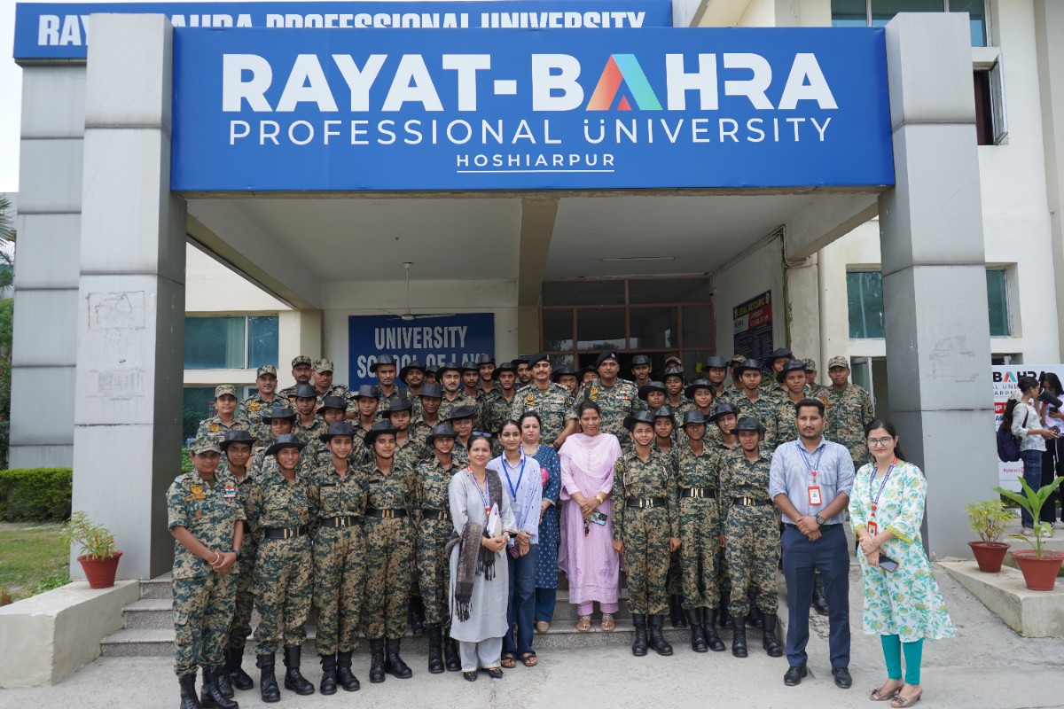 BSF Cadets Visit RBPU Hoshiarpur | Recreational & Interactive ESR Activity