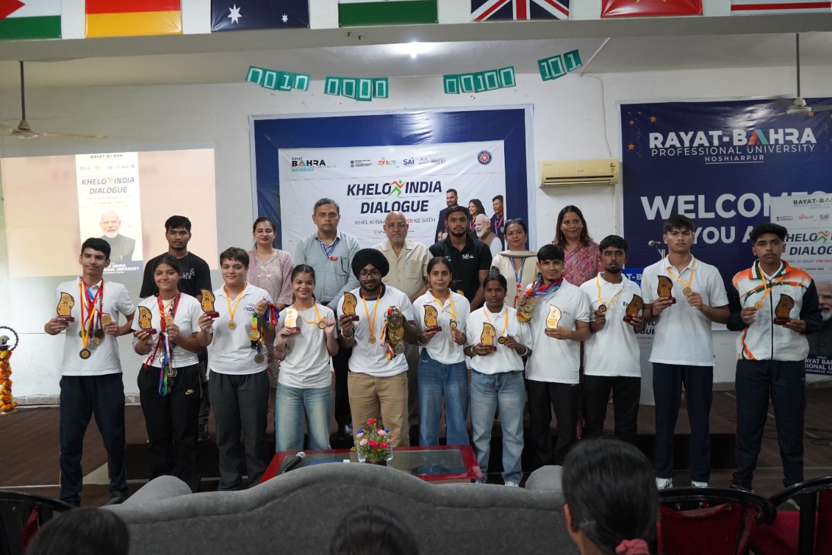 MY Bharat Khelo India Samvaad 2026 Organised at Rayat Bahra Professional University, Hoshiarpur