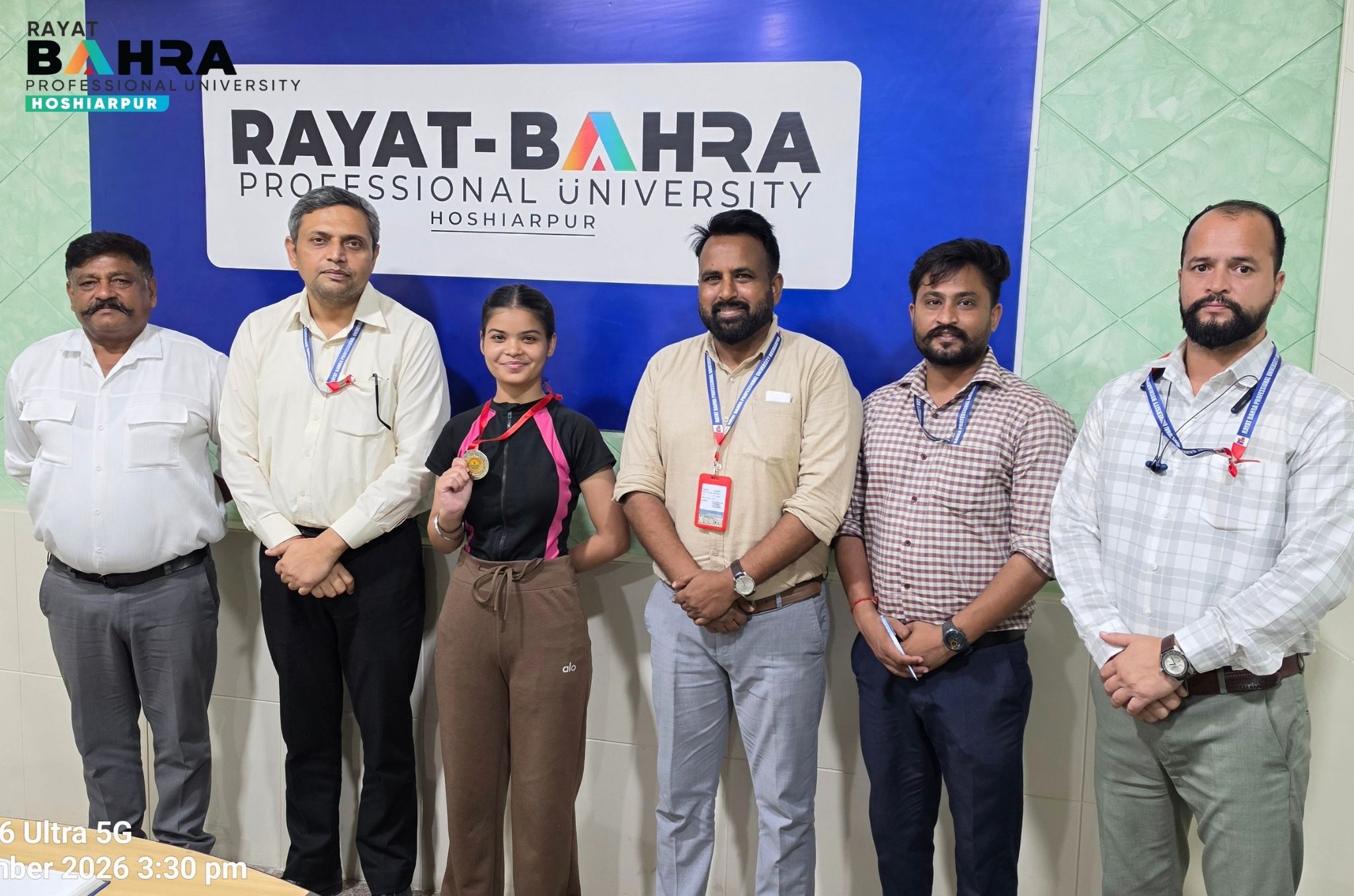 Kranti of RBPU Secures Second Position in State Yoga Championship, Selected for Punjab Team