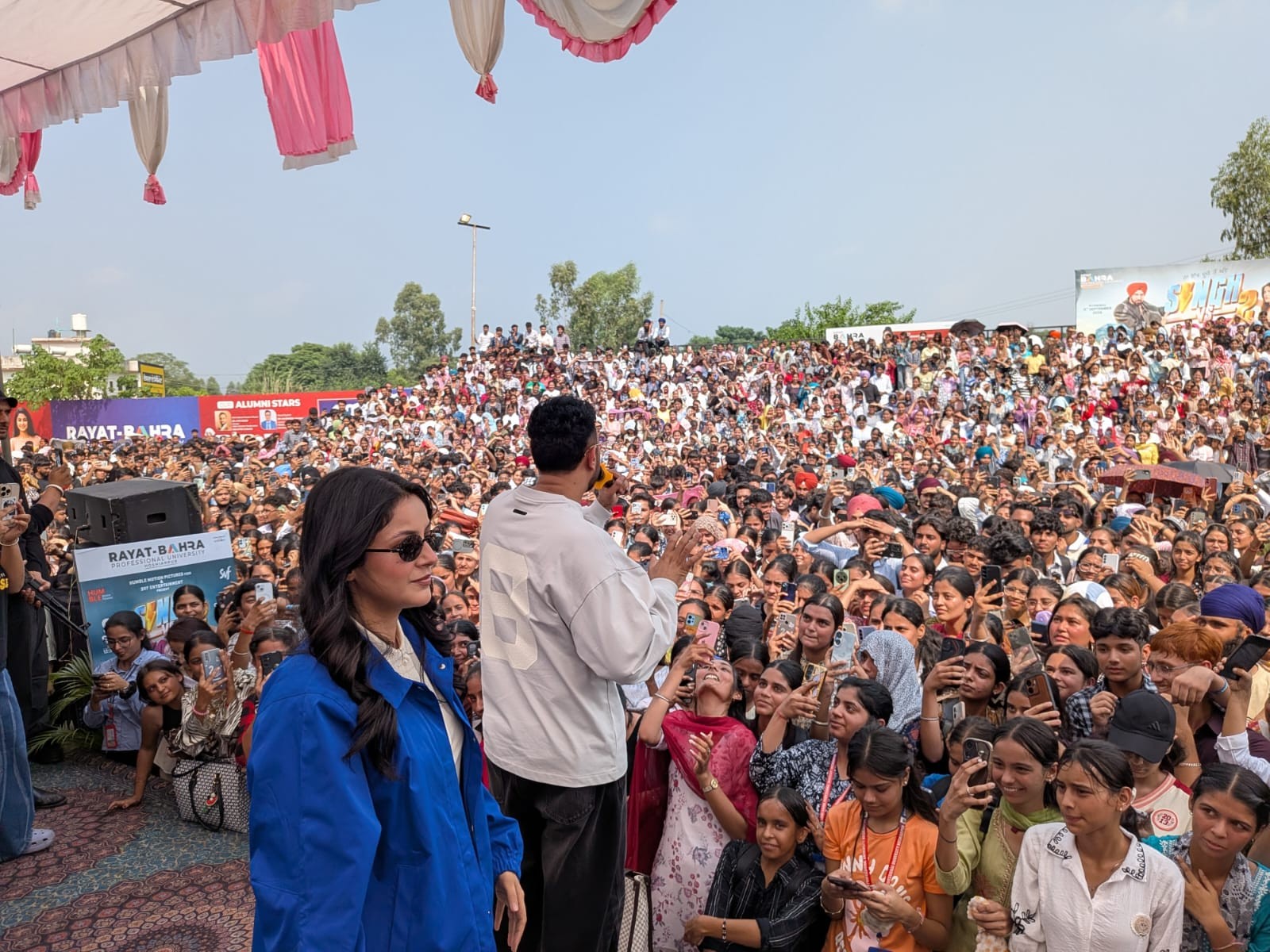 Singh vs Kaur 2 Starcast Visits Rayat Bahra Professional University, Hoshiarpur
